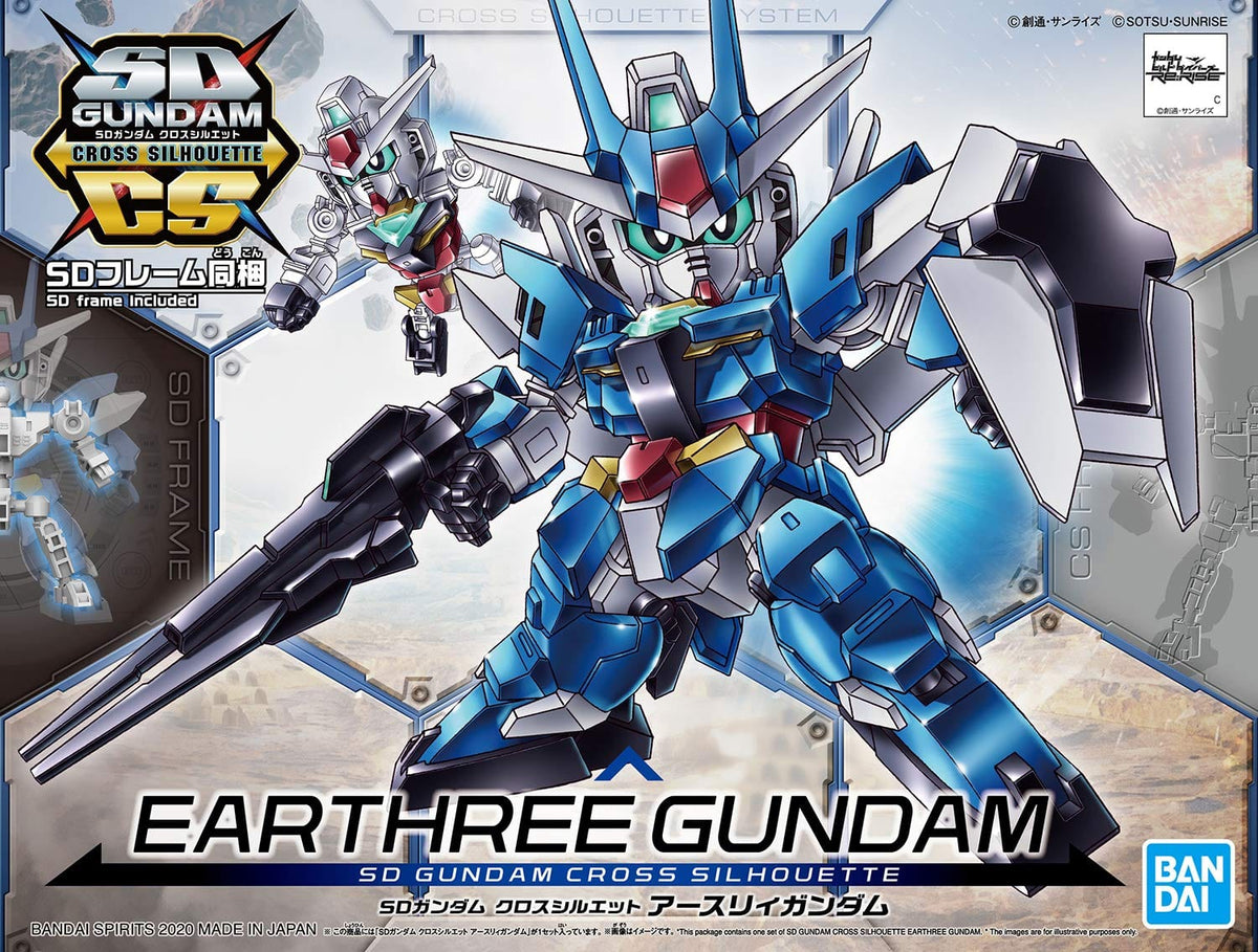 Bandai Model Kits > Gundams > SD Bandai: Gundam SD Cross Silhouette - Earthree Gundam 4573102591241 2507211