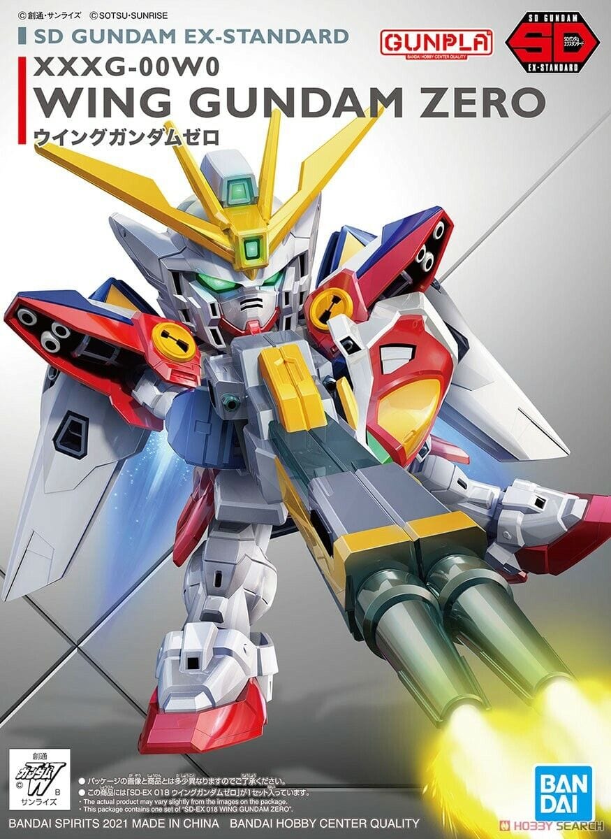 Bandai Model Kits > Gundams > SD Bandai: Gundam SD Ex-Standard - XXXG-00W0 Wing Gundam Zero 4573102617866 2552538