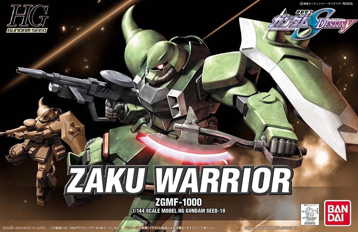 Bandai Model Kits > Gundams > High Grade Bandai: Gundam Seed Destiny - ZGMF-1000 Zaku Warrior 4573102554659 131415