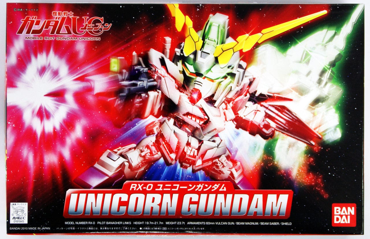 Bandai Model Kits > Gundams > SD Bandai: Gundam Unicorn BB 360 - RX-0 Unicorn Gundam 4573102582799 2072474