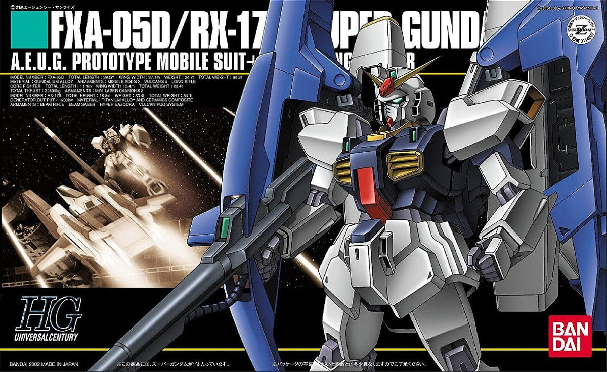 Bandai: Gundam Universal Century - FXA-05D/RX-178 Super Gundam - Third Eye