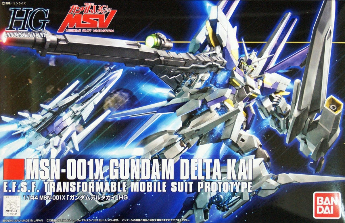 Bandai Model Kits > Gundams > High Grade Bandai: Gundam Universal Century HG - MSN-001X Gundam Delta Kai 4573102606785 2140532