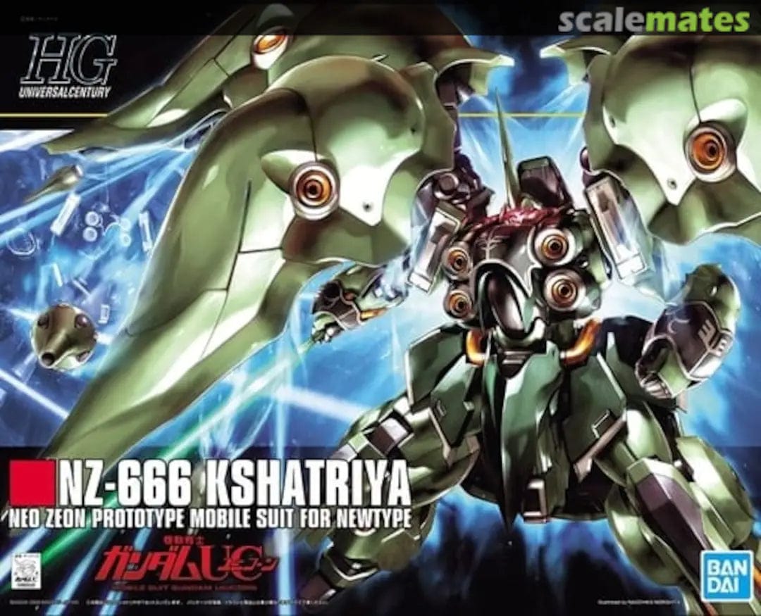 Bandai Model Kits > Gundams > High Grade Bandai: Gundam Universal Century - HG NZ-666 Kshatriya 4573102582638 2072798