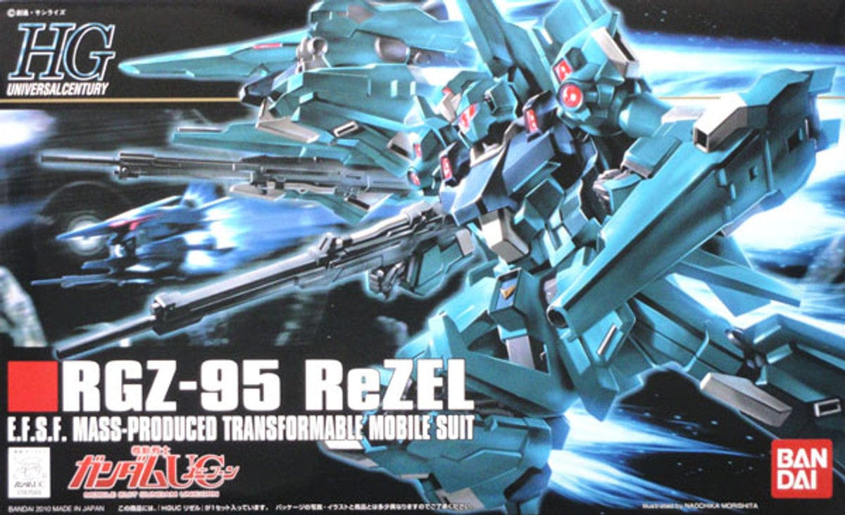 Bandai Model Kits > Gundams > High Grade Bandai: Gundam Universal Century - HG RGZ-95 ReZel 4573102640895 2077707