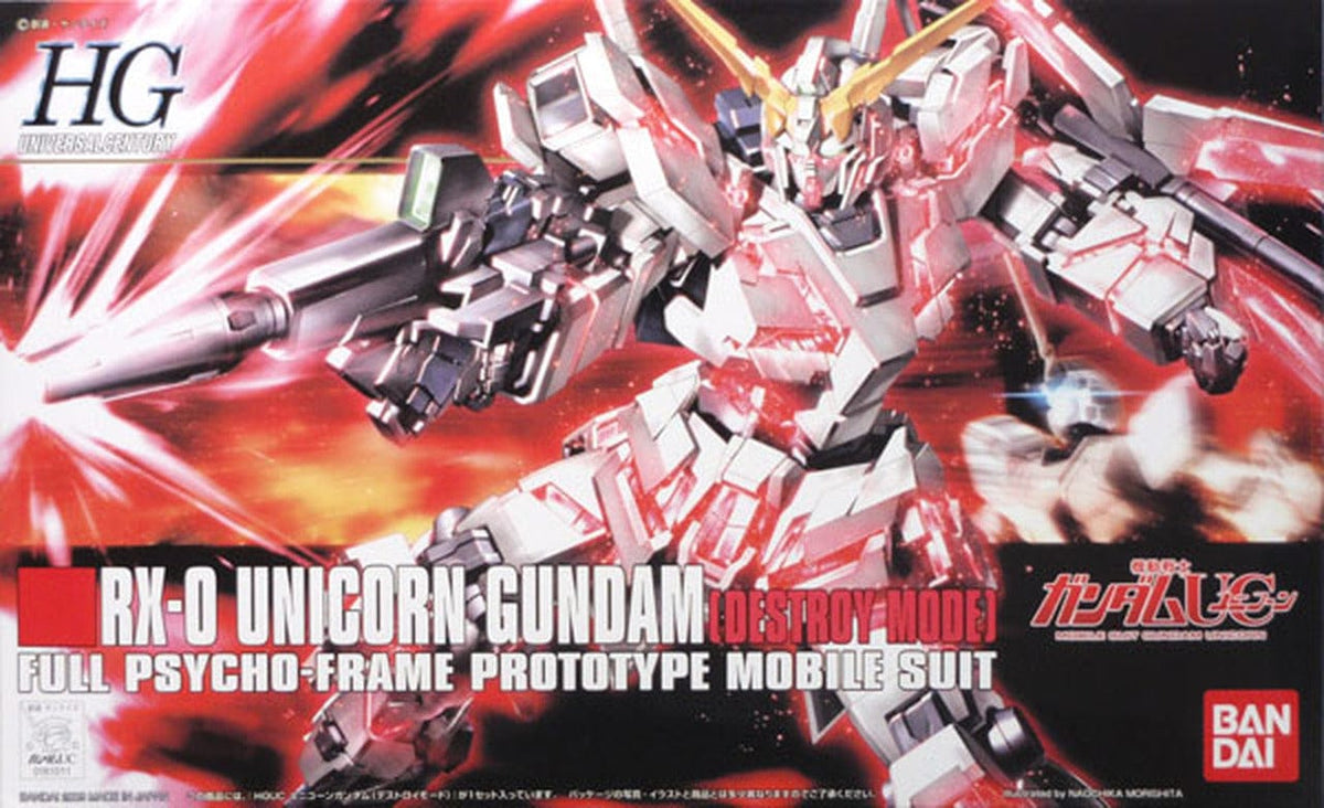 Bandai: Gundam Universal Century - RX-0 Unicorn Gundam, Destroy Mode - Third Eye
