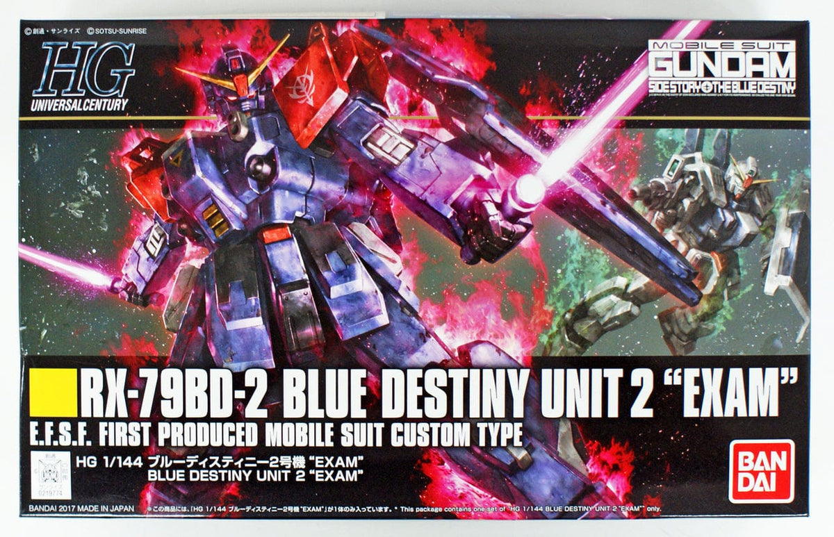Bandai: Gundam Universal Century - RX-79BD-2 Blue Destiny Unit 2 "Exam" - Third Eye