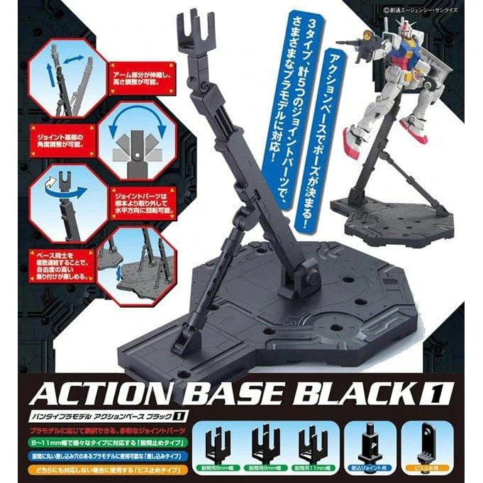 Bandai: Action Base 1 - Black - Third Eye