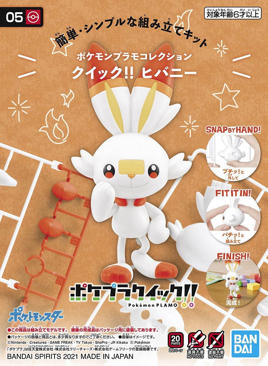 Bandai: Pokemon Quick Kit - Scorbunny - Third Eye