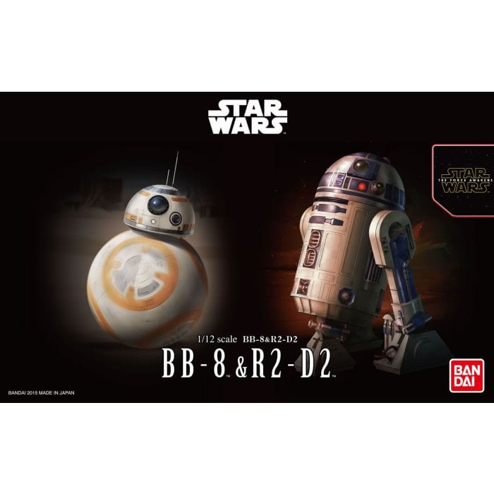 Bandai Model Kits > Other Model Kits Bandai: Star Wars - BB-8 & R2-D2 4549660032205 2439799