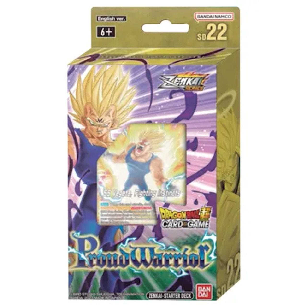 Bandai Trading Card Games Dragon Ball Super TCG: Starter Deck - Proud Warrior 811039038854 BAN 2650572