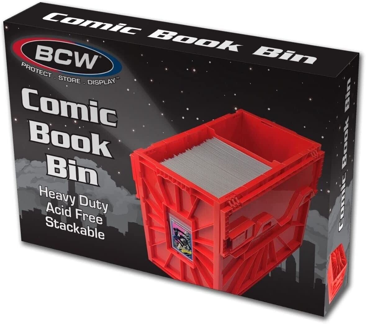 BCW: Comic Book Short Bin - Red