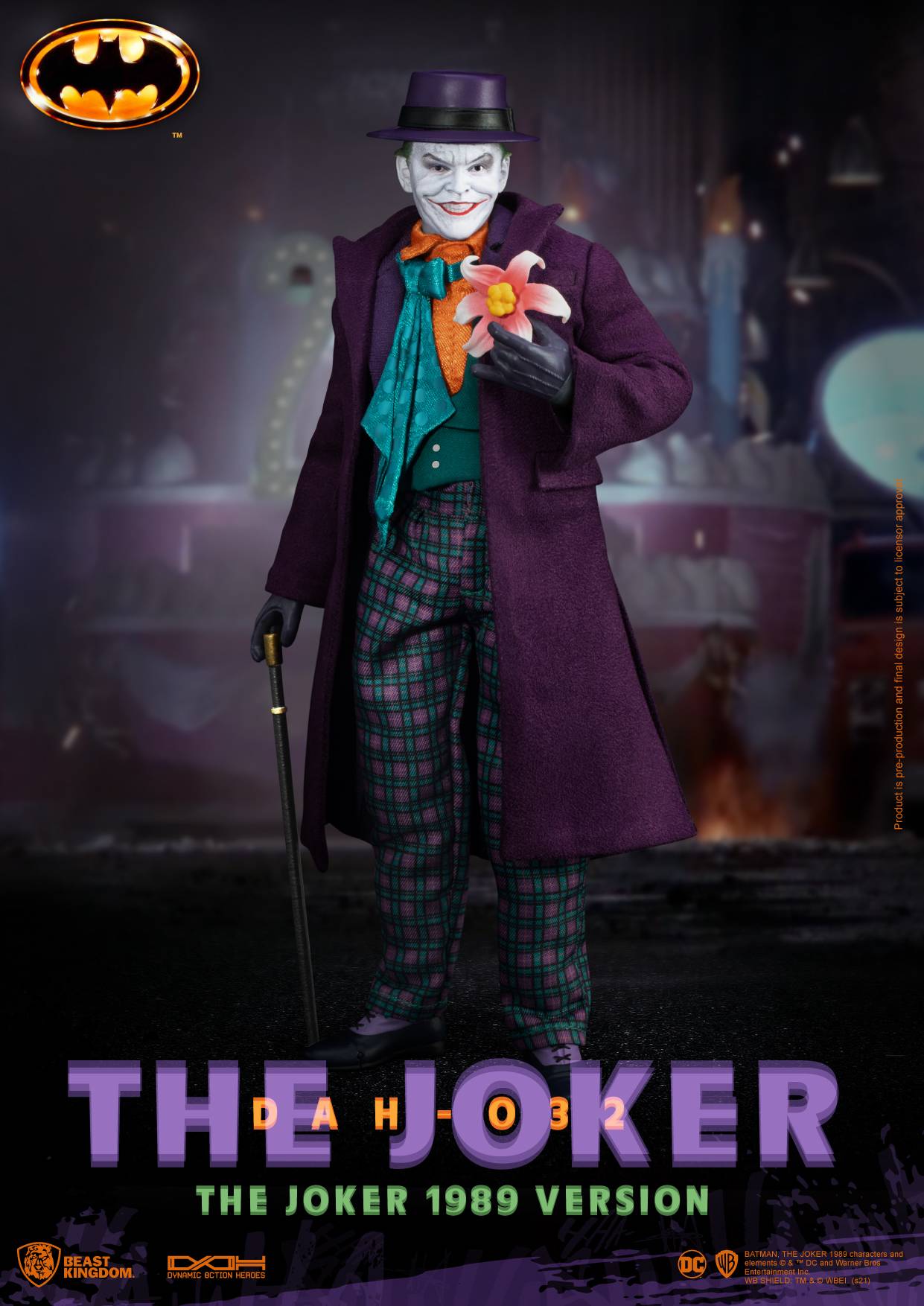 Dynamic 8ction Heroes: DC - Joker (Batman 1989)