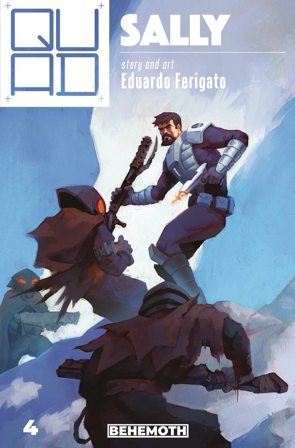 Behemoth Comics Comic Books QUAD #4 CVR C SANCHES (MR) 85002766715700431 FEB221288