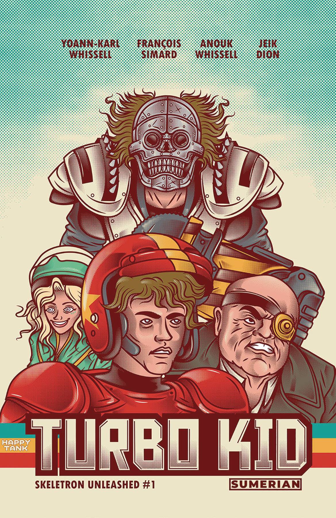 Behemoth Comics Comic Books TURBO KID SKELETRON UNLEASHED #1 CVR C CETINA MOVIE POSTER V 85002766729400131 JUL221943