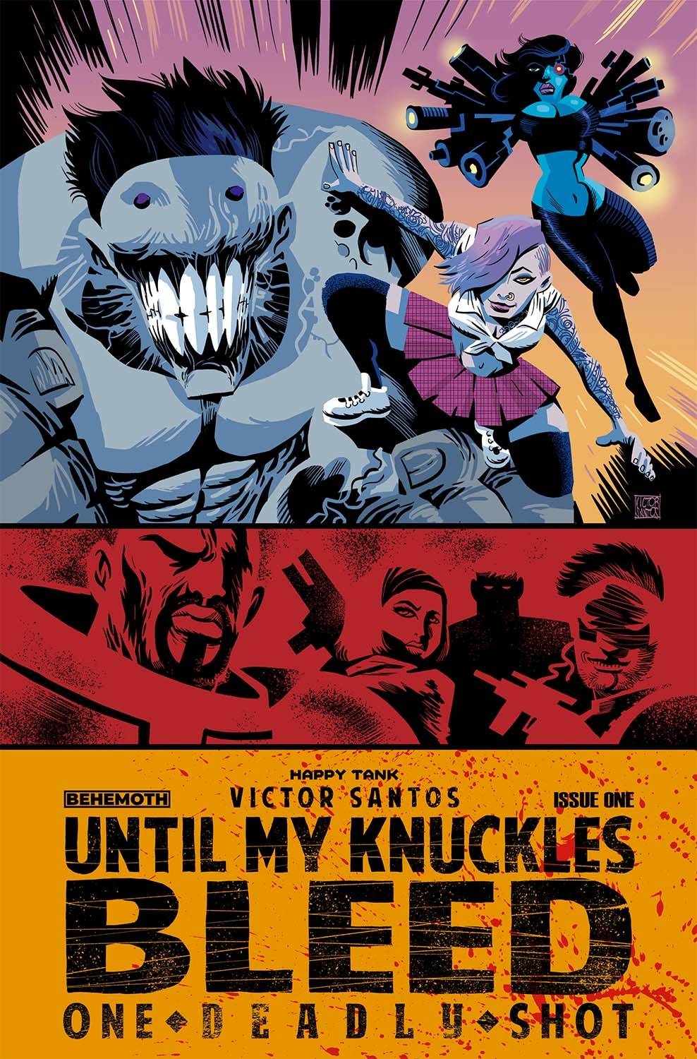 Behemoth Comics Comic Books UNTIL MY KNUCKLES BLEED ONE DEADLY SHOT #1 CVR A SANTOS (MR) 85002766714000411 JUN221352