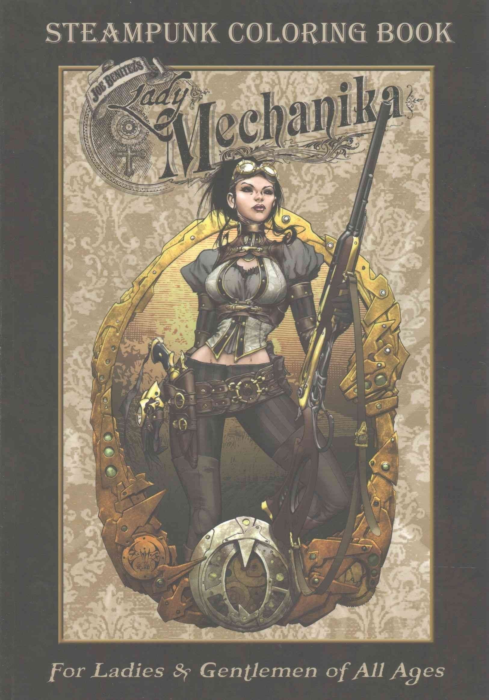 Benitez Productions Books > Activity Books Lady Mechanika: Steampunk Coloring Book TP 9780996603034