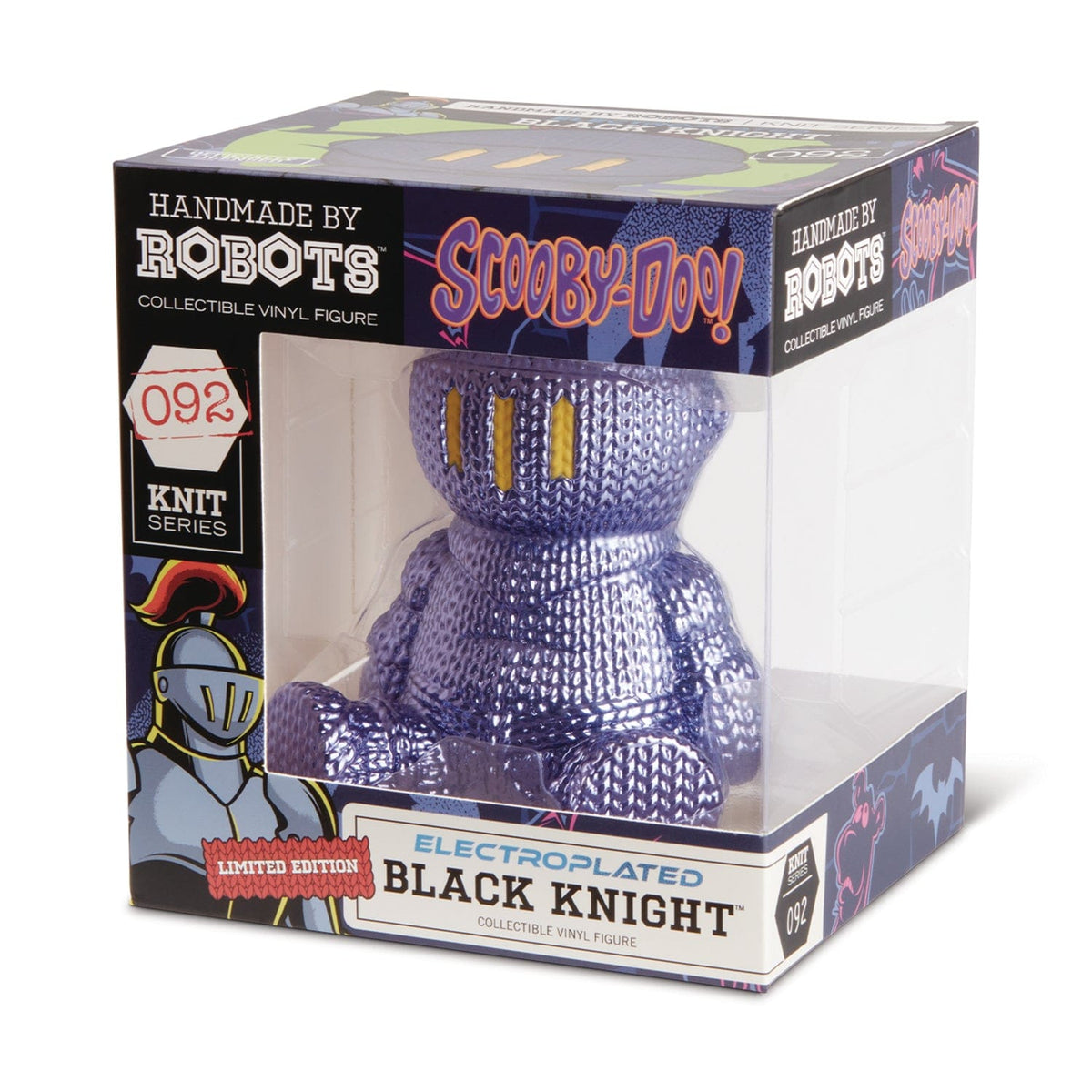 Bensussen Deutch & Associates Toys > Statues > Other Statues Handmade by Robots: Scooby Doo - Black Knight, Electroplated (Knit Series 092) 818730022847 JUL229406