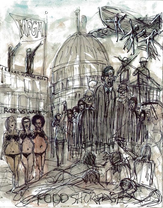 Black Mask Studios Comic Books ROGUE STATE #1 CVR G CHUCK D CONNECTING 1 GALLERY VAR 85002621704901071 1022BM810