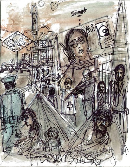 Black Mask Studios Comic Books ROGUE STATE #1 CVR I CHUCK D CONNECTING 3 GALLERY VAR 85002621704901091 1022BM812