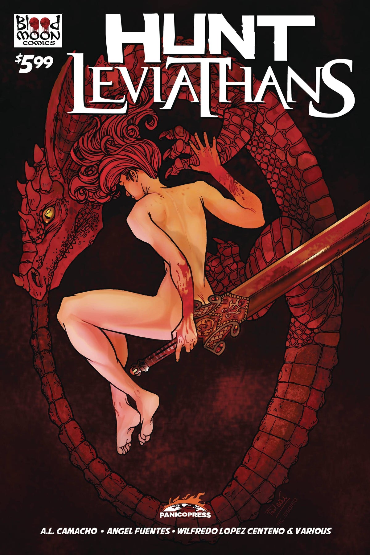 BLOOD MOON COMICS LLC Comic Books HUNT LEVIATHANS ONESHOT CVR B IVONNE FALCON 85003206440800121 MAY231644
