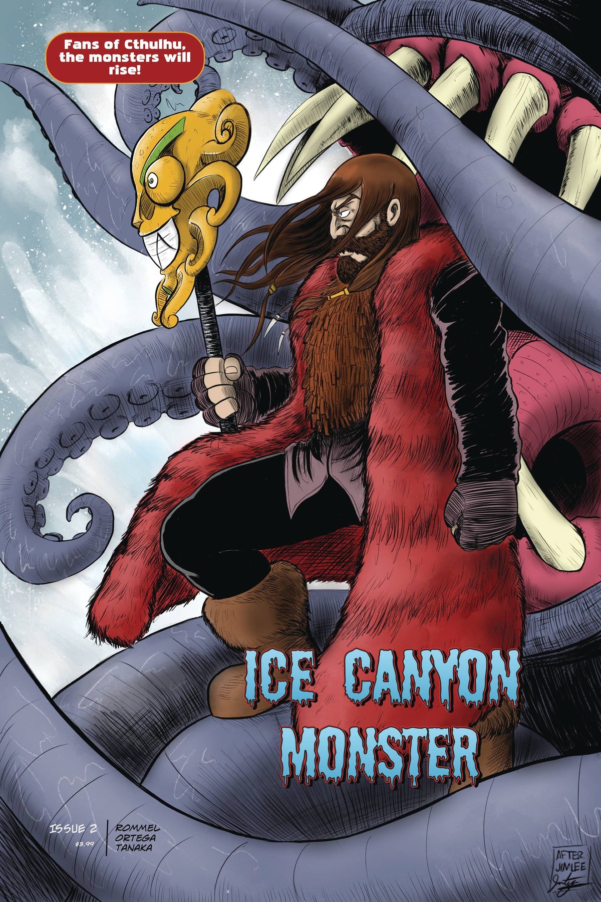 Blood Moon Comics Llc Comic Books ICE CANYON MONSTER #2 CVR A ORTEGA (MR) 85003206402600211 JAN221293