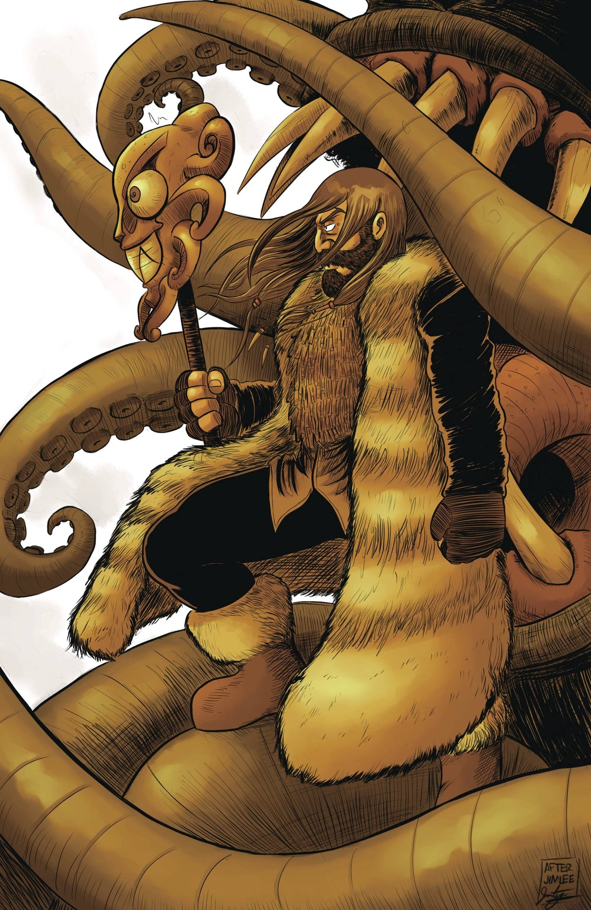 Blood Moon Comics Llc Comic Books ICE CANYON MONSTER #2 CVR C GOLD VAR (MR) 85003206402600231 JAN221295