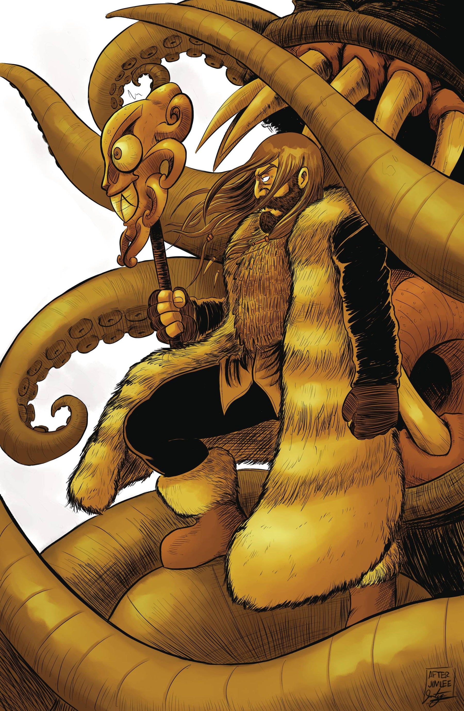 ICE CANYON MONSTER #3 CVR C GOLD VAR (MR)