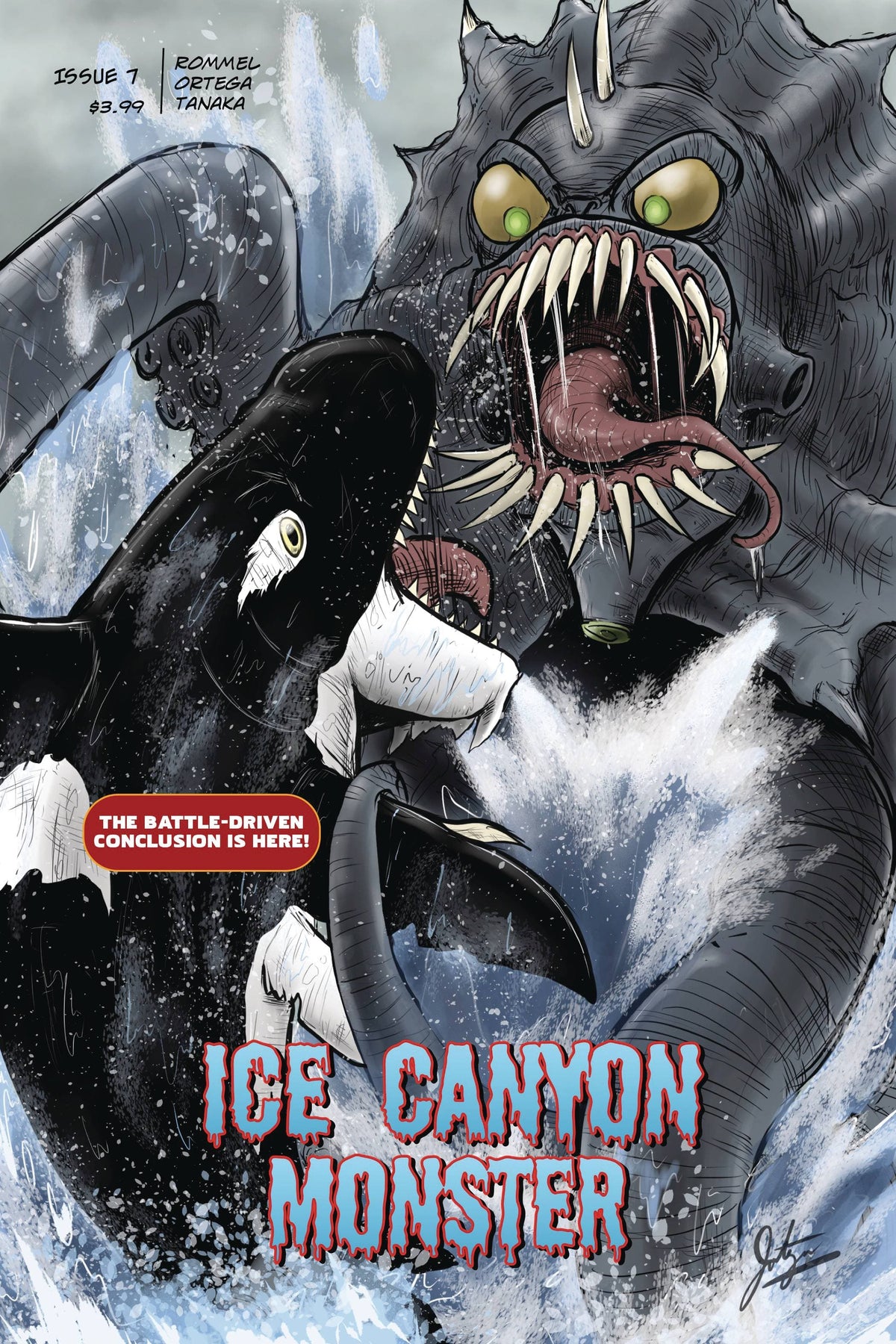 Blood Moon Comics Llc Comic Books ICE CANYON MONSTER #7 (OF 7) (MR) 85003206402600711 SEP221460