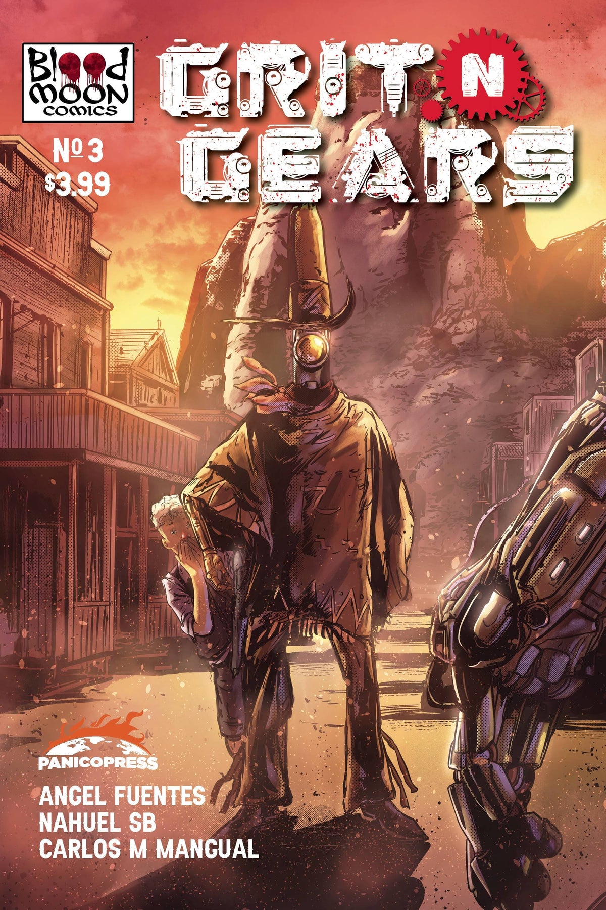 BLOOD MOON COMICS LLC Comic Books > Incentives GRIT N GEARS #3 (OF 7) CVR B 1:7 INCV VAR GONZALEZ (NET) (RES 85003206431600321 APR231259
