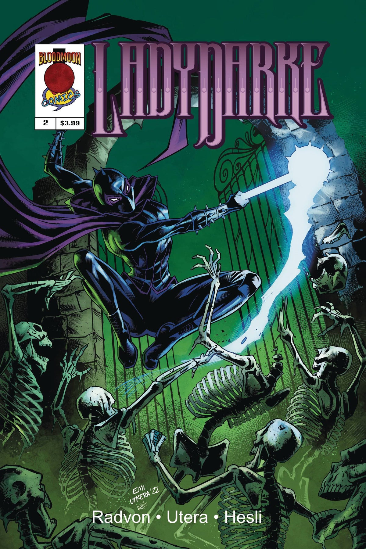 Blood Moon Comics Llc Comic Books LADYDARKE #2 (OF 5) CVR A EMILIO UTRERA 85003206435400211 JAN231384