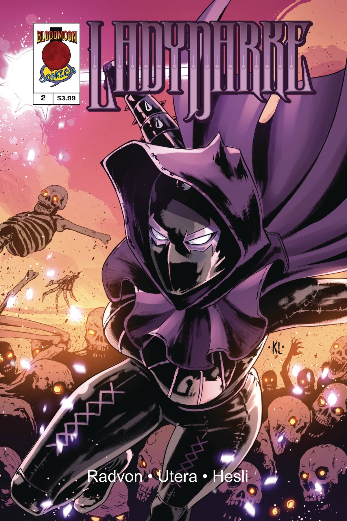 Blood Moon Comics Llc Comic Books LADYDARKE #2 (OF 5) CVR B KATH LOBO 85003206435400221 JAN231385