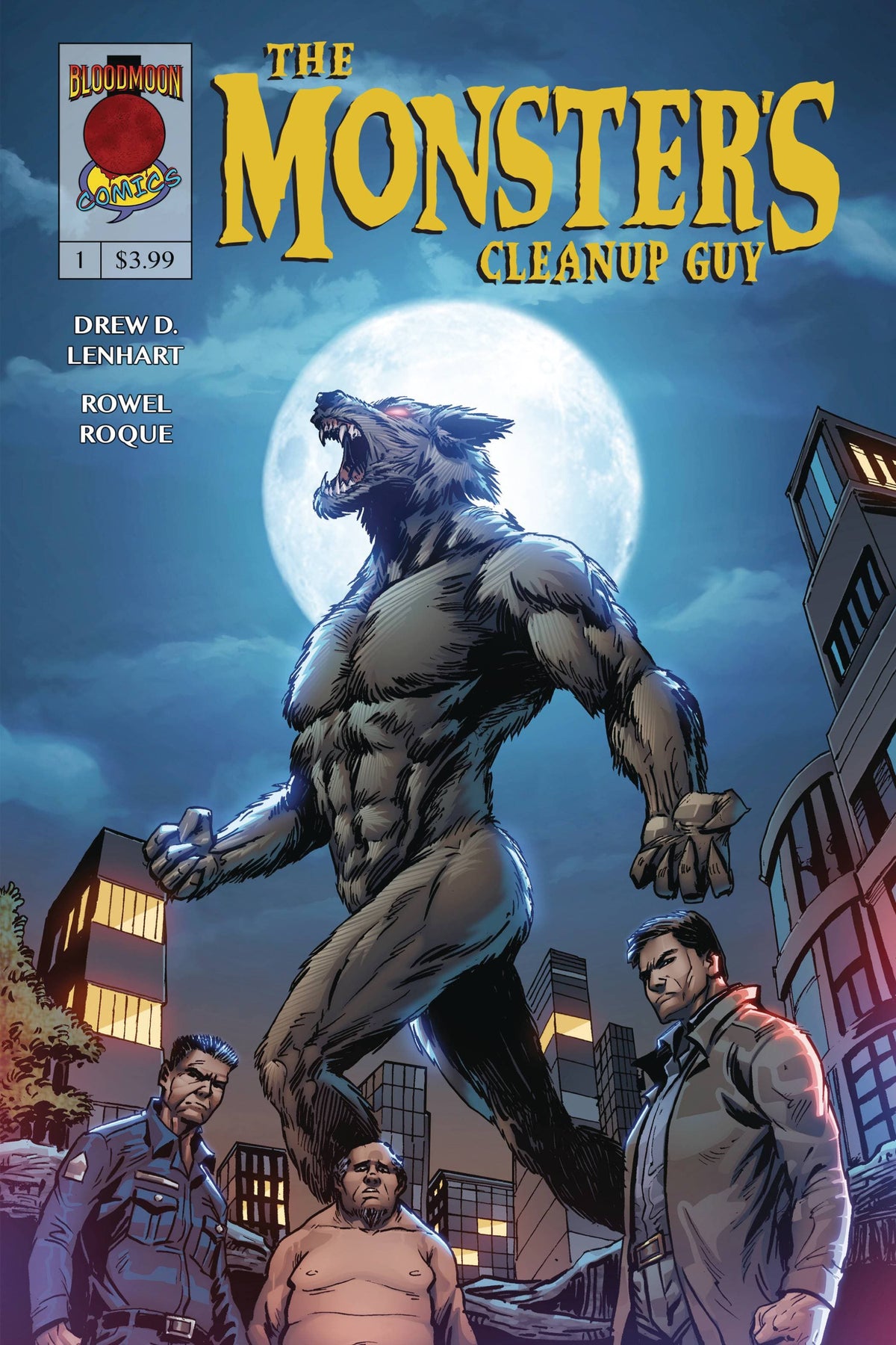 BLOOD MOON COMICS LLC Comic Books MONSTERS CLEAN UP GUY #1 (OF 2) CVR B ROQUE 85003206405700121 APR231264