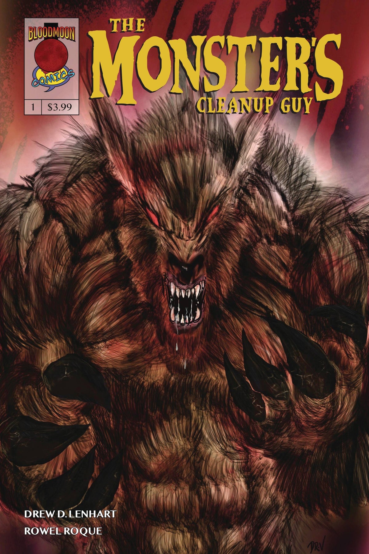 BLOOD MOON COMICS LLC Comic Books MONSTERS CLEAN UP GUY #1 (OF 2) CVR C VALENCIA 85003206405700131 APR231265