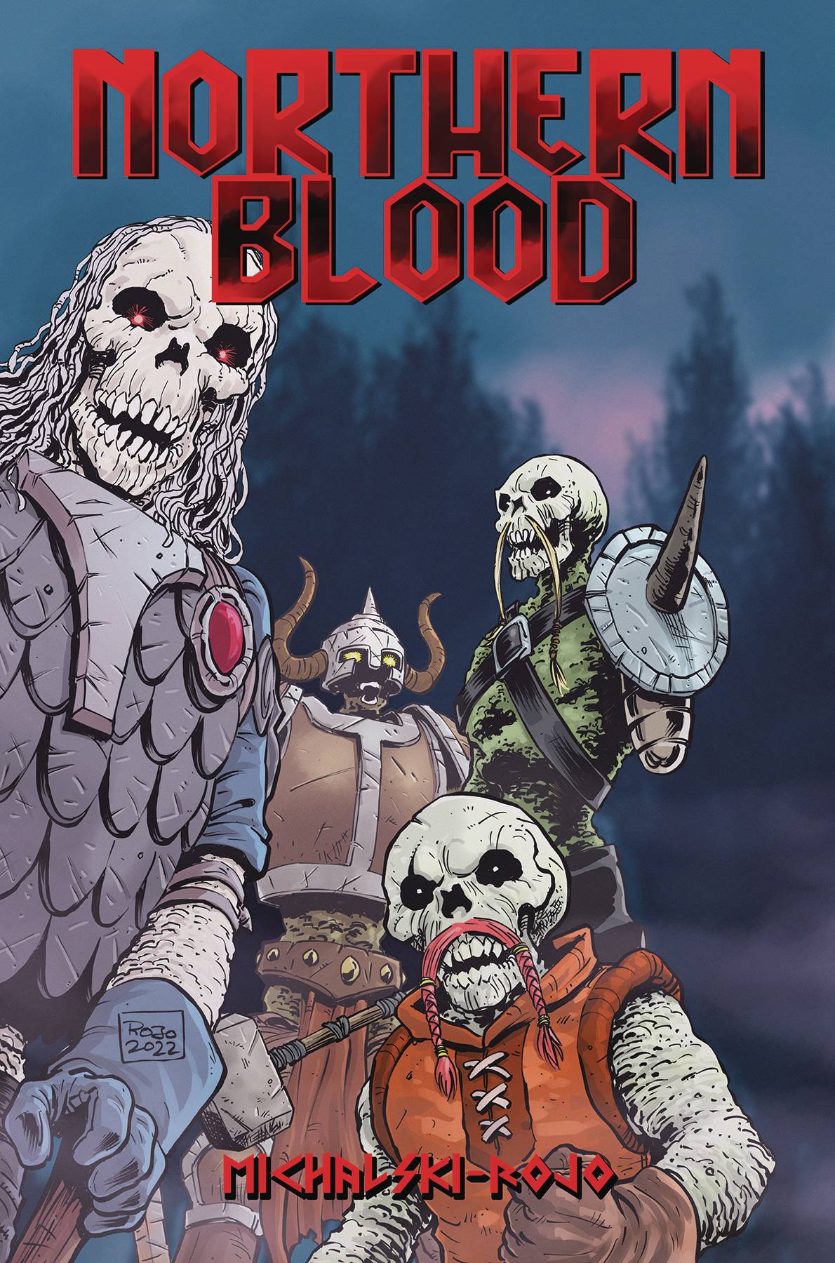 Blood Moon Comics Llc Comic Books NORTHERN BLOOD #3 (OF 4) CVR A ROJO STANDARD 85003206434700311 JAN231386