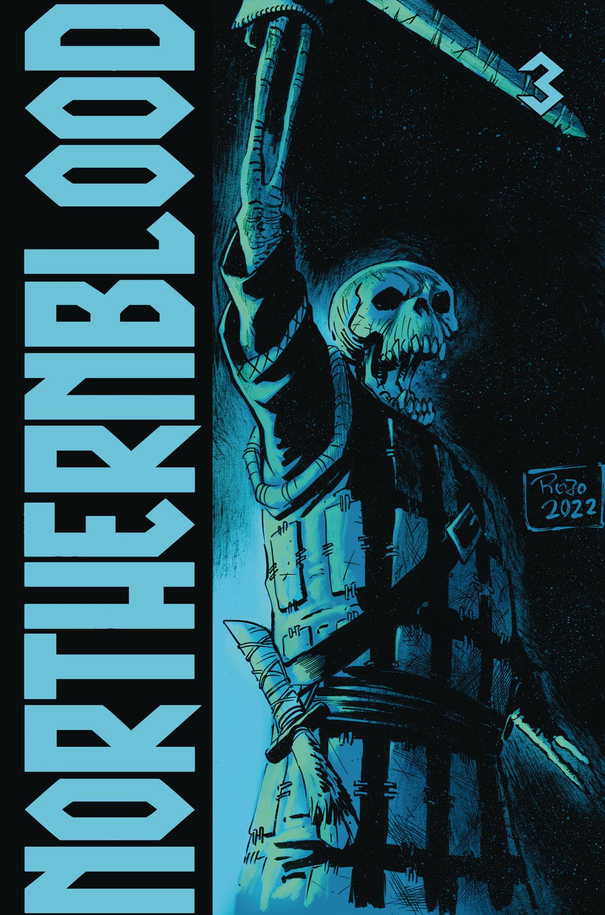 Blood Moon Comics Llc Comic Books NORTHERN BLOOD #3 (OF 4) CVR B ROJO FOIL VARIANT 85003206434700321 JAN231387