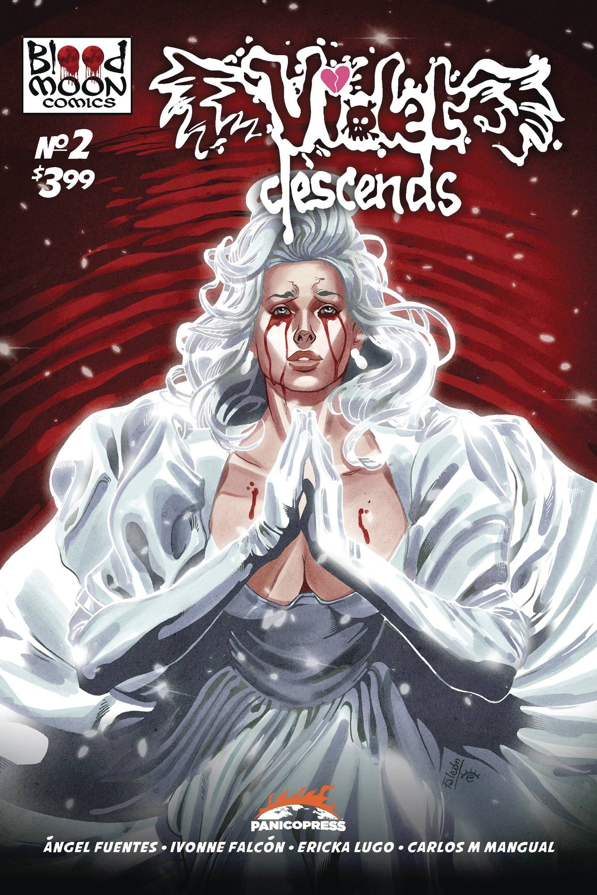 Blood Moon Comics Llc Comic Books VIOLET DESCENDS #2 (OF 5) CVR A FALCON 85003206439200211 MAR231348