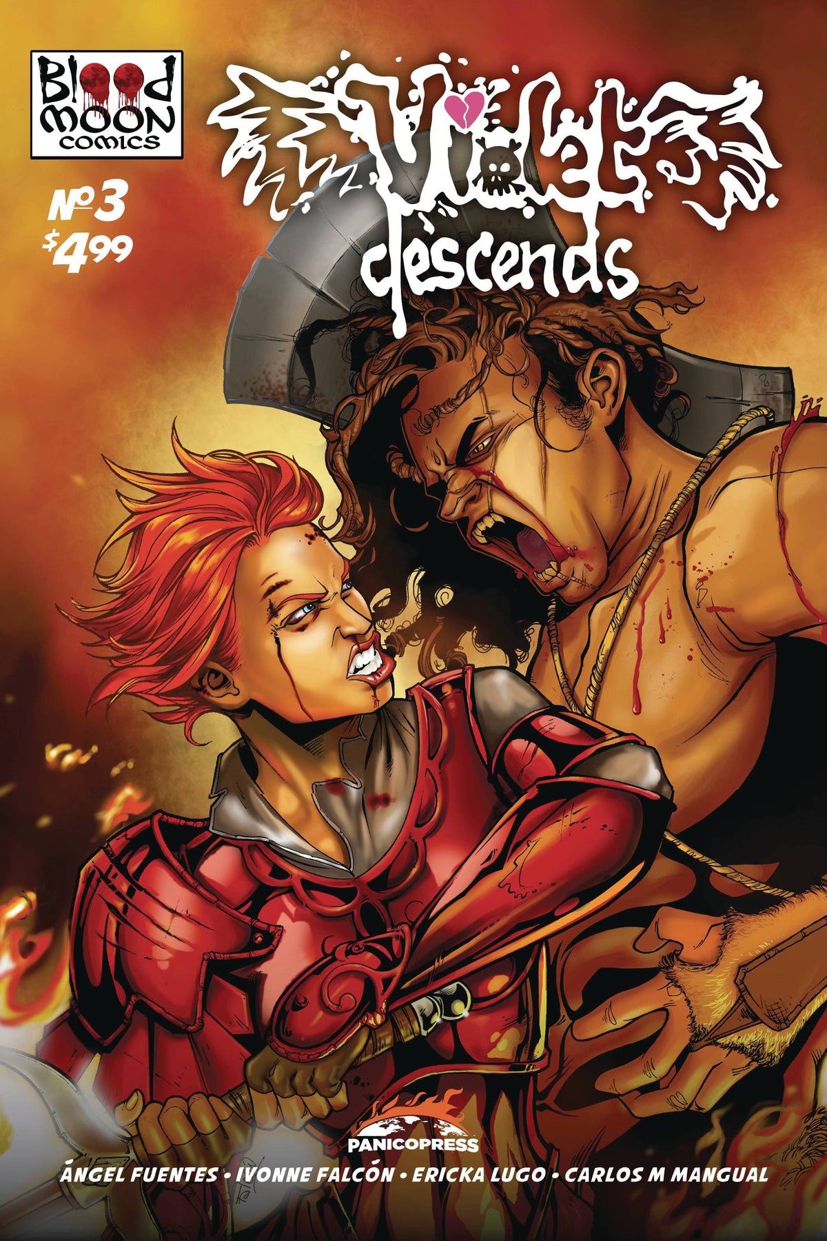 BLOOD MOON COMICS LLC Comic Books VIOLET DESCENDS #3 (OF 5) CVR A FALCON 85003206439200311 APR231270