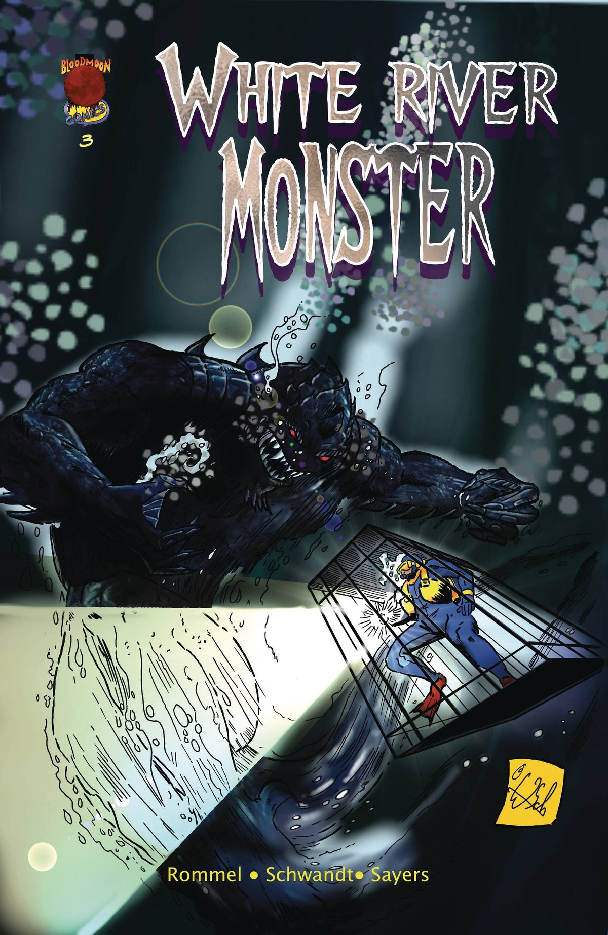 Blood Moon Comics Llc Comic Books WHITE RIVER MONSTER #3 CVR A WOLFGANG SCHWANDT (MR) 85003206401900311 JAN221299