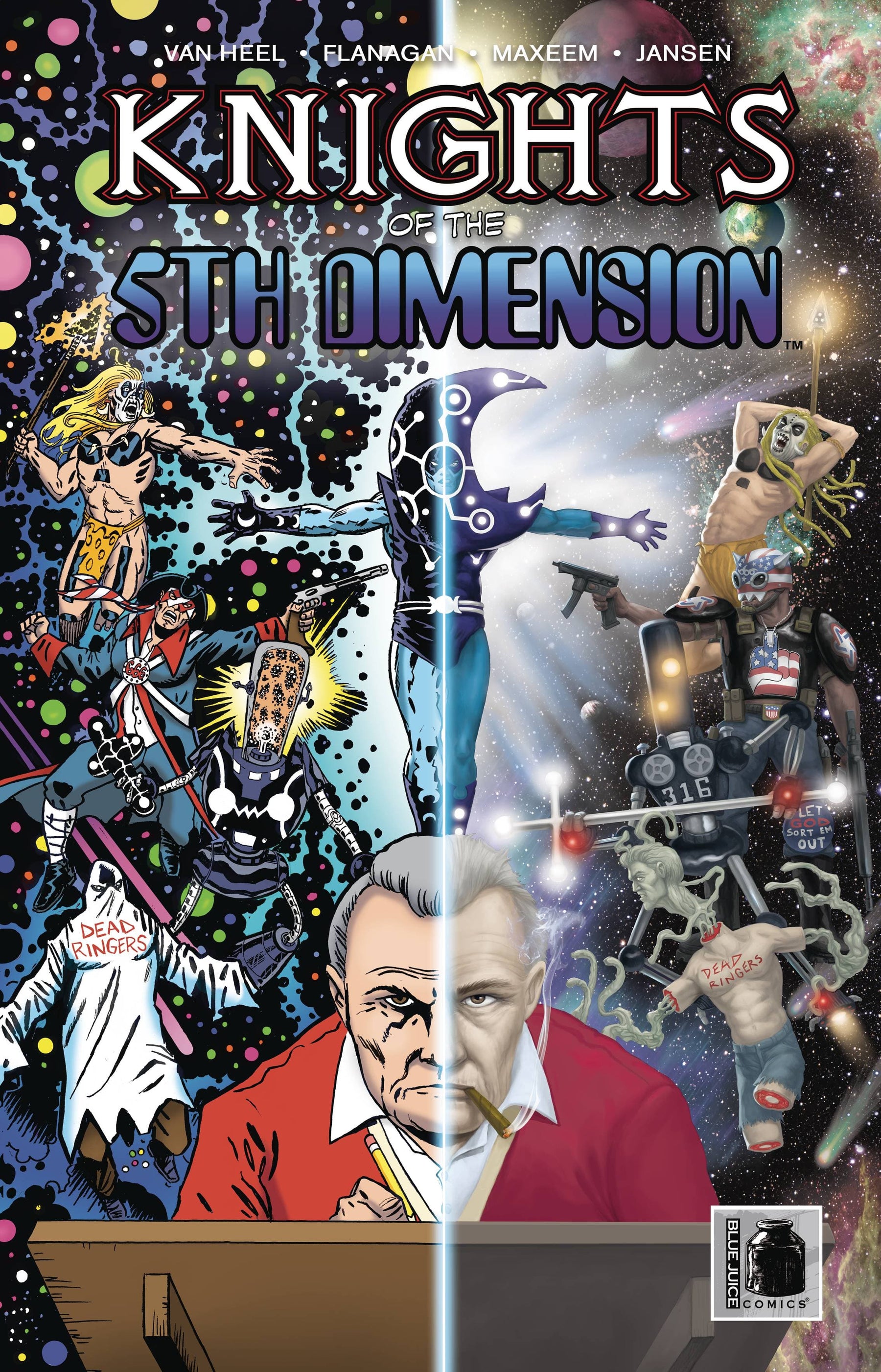 BLUE JUICE COMICS Graphic Novel Knights Of The Fifth Dimension TP HC Vol 01 9781940967103 SEP221465