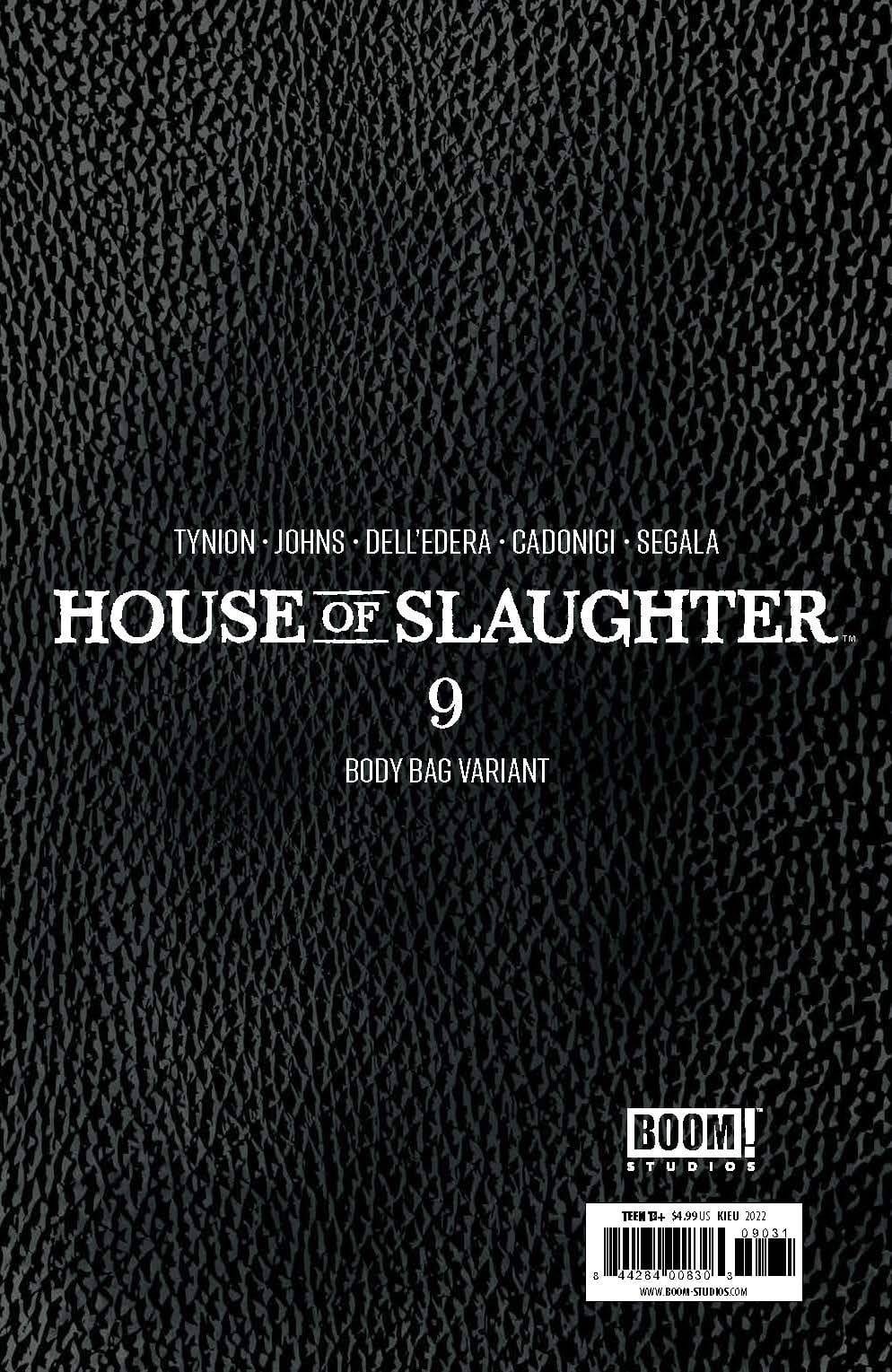 Boom! Studios Comic Books HOUSE OF SLAUGHTER #9 CVR C BODYBAG VAR KIEU 84428400830309031 JUN220384