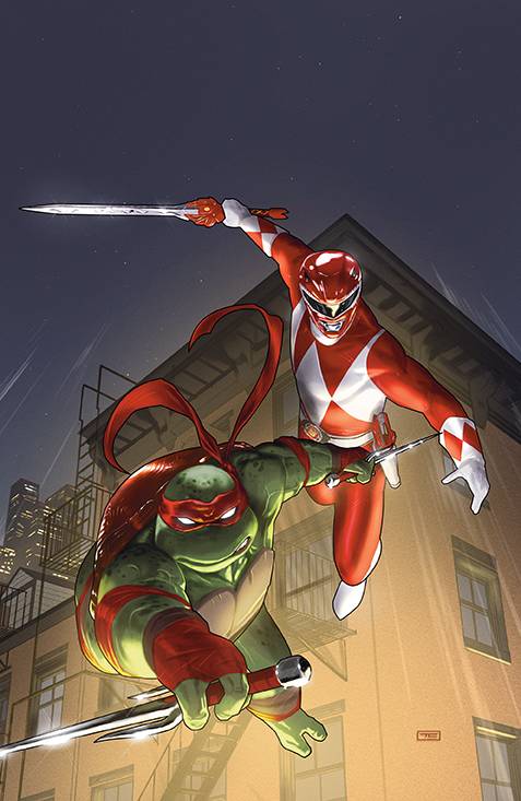 Boom! Studios Comic Books > Incentives MMPR TMNT II #1 (OF 5) CVR T UNLOCKABLE VAR CLARKE 84428400907201201 OCT220288