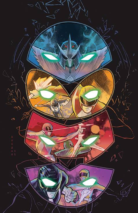 Boom! Studios Comic Books > Incentives MMPR TMNT II #4 (OF 5) CVR H 1:50 INCV CARDSTOCK DARBOE ( 84428400907204081 JAN230394