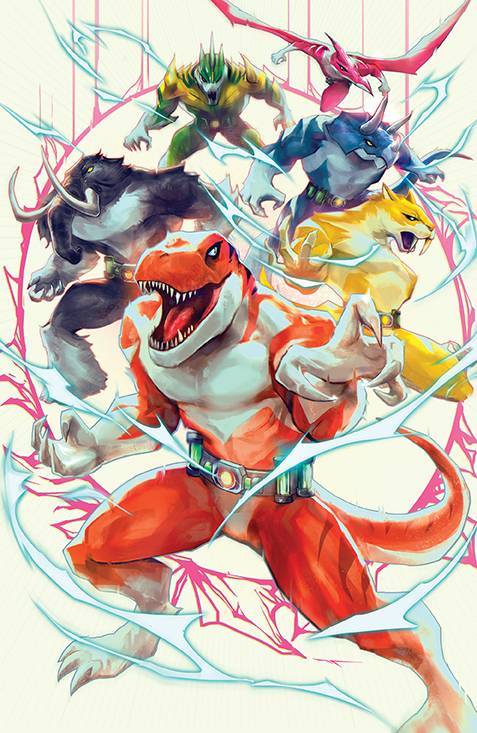 MMPR TMNT II #5 (OF 5) CVR C MMPR VAR TAO