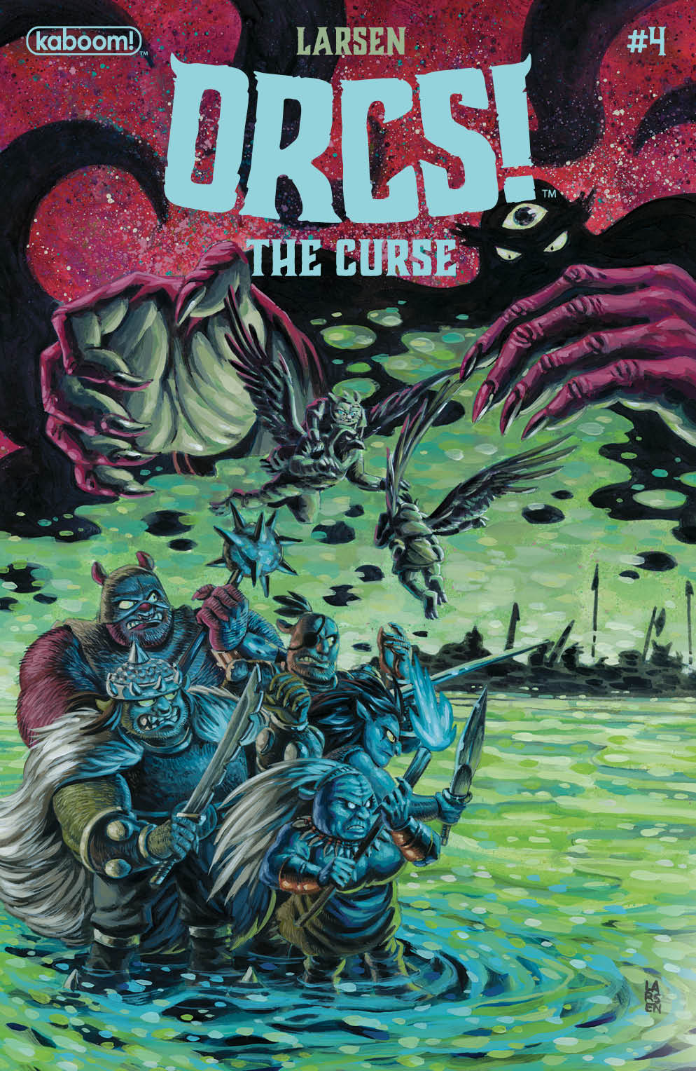 Boom! Studios Comic Books ORCS THE CURSE #4 (OF 4) CVR A LARSEN 84428400872304011 SEP220448