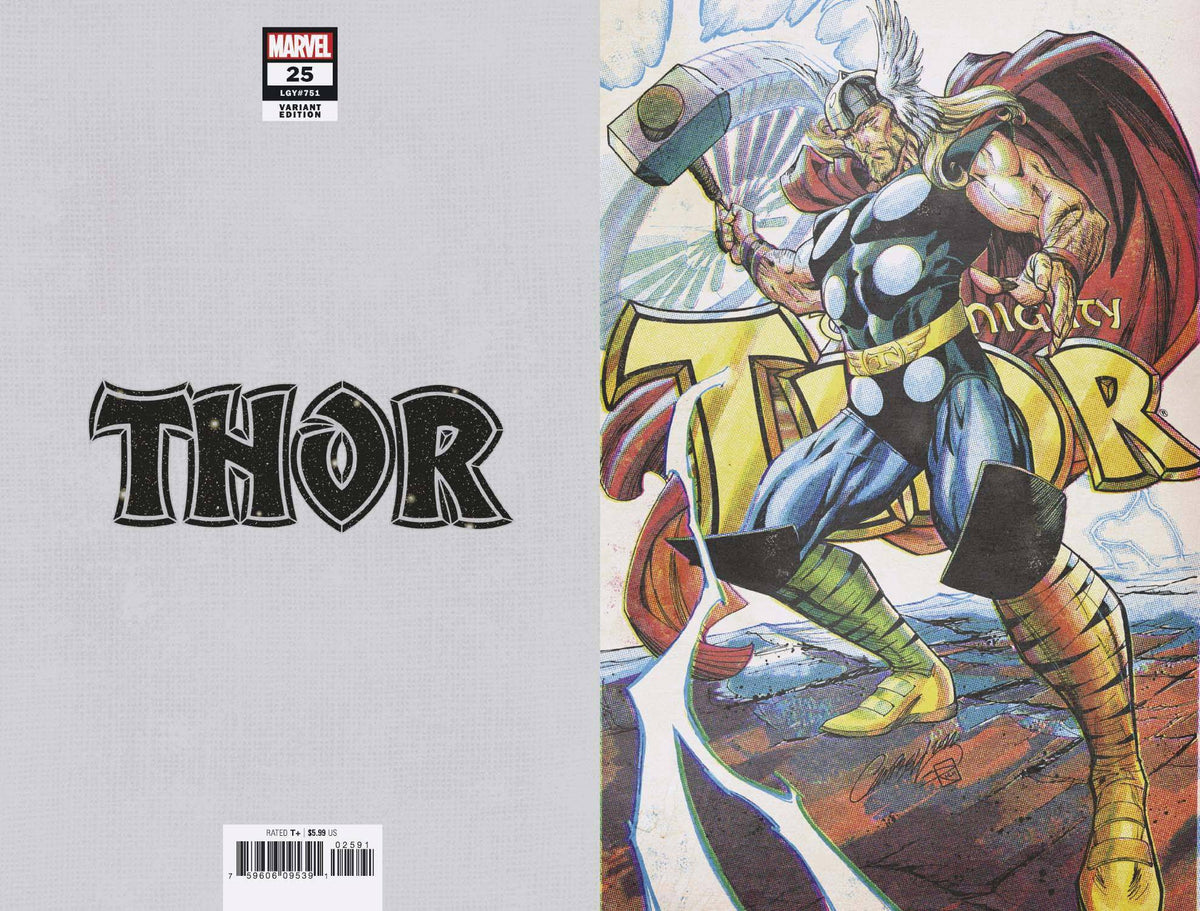 Marvel Comic Books > Incentives THOR #25 1:200 INCV JS CAMPBELL RETRO VAR 75960609539102591 MAR220878