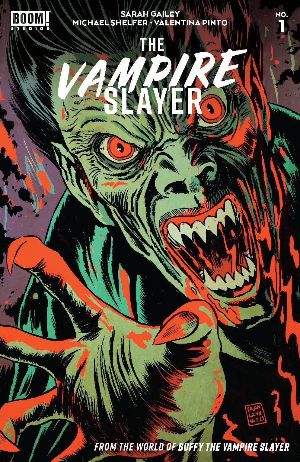 Boom! Studios Comic Books VAMPIRE SLAYER (BUFFY) #1 CVR B BLOOD RED FOIL STAMP VAR 84428400866201021 FEB220698