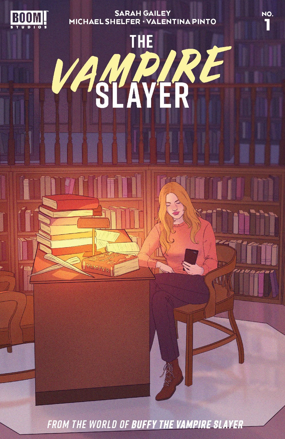 Boom! Studios Comic Books > Incentives VAMPIRE SLAYER (BUFFY) #1 CVR D 1:25 INCV GLENDINING 84428400866201041 FEB220700