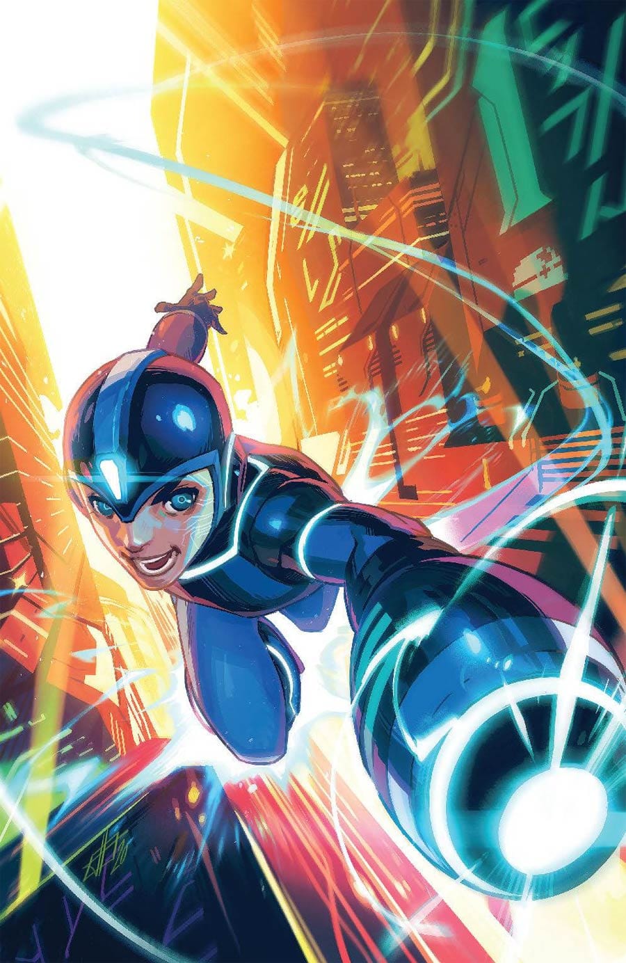 Mega Man: Fully Charged #1, Foil Toni Infante Variant - Third Eye