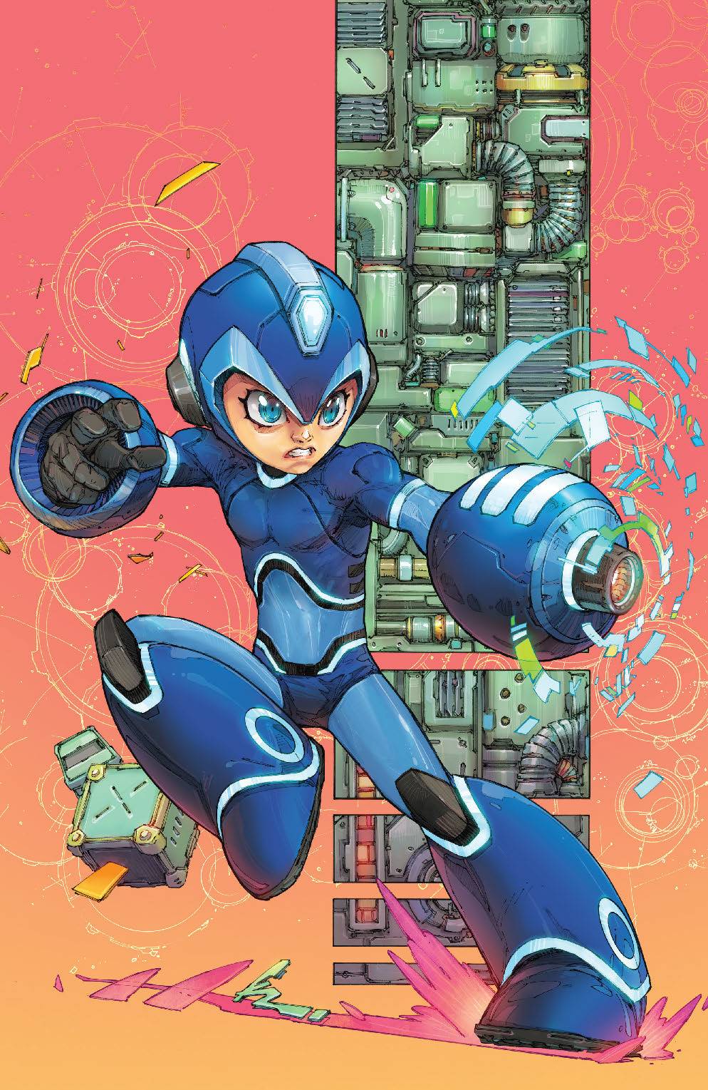 Mega Man: Fully Charged #2, Kenneth Rocafort Variant - Third Eye