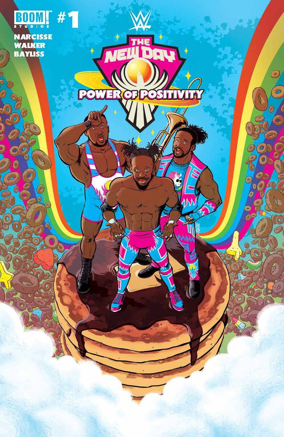 Boom! Studios Comic Books WWE New Day Power of Positivity #1 84428400832700111